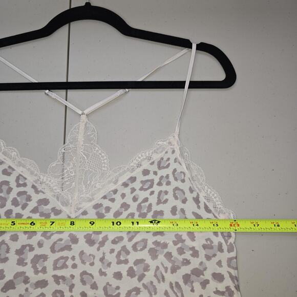 Victoria's Secret Heavenly Chemise Slip Dress Womens Medium Animal Print Lace - Picture 5 of 13